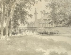 Balliol Chapel and Library from the Grove, 2 August 1783